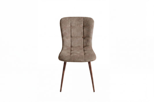 Punsch spisebordsstole - brun, natur - 2 stk. - billede 1