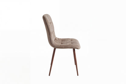 Punsch spisebordsstole - brun, natur - 2 stk. - billede 3