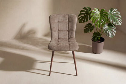 Punsch spisebordsstole - brun, natur - 2 stk. - billede 6