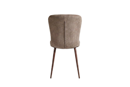 Punsch spisebordsstole - brun, natur - 2 stk. - billede 4