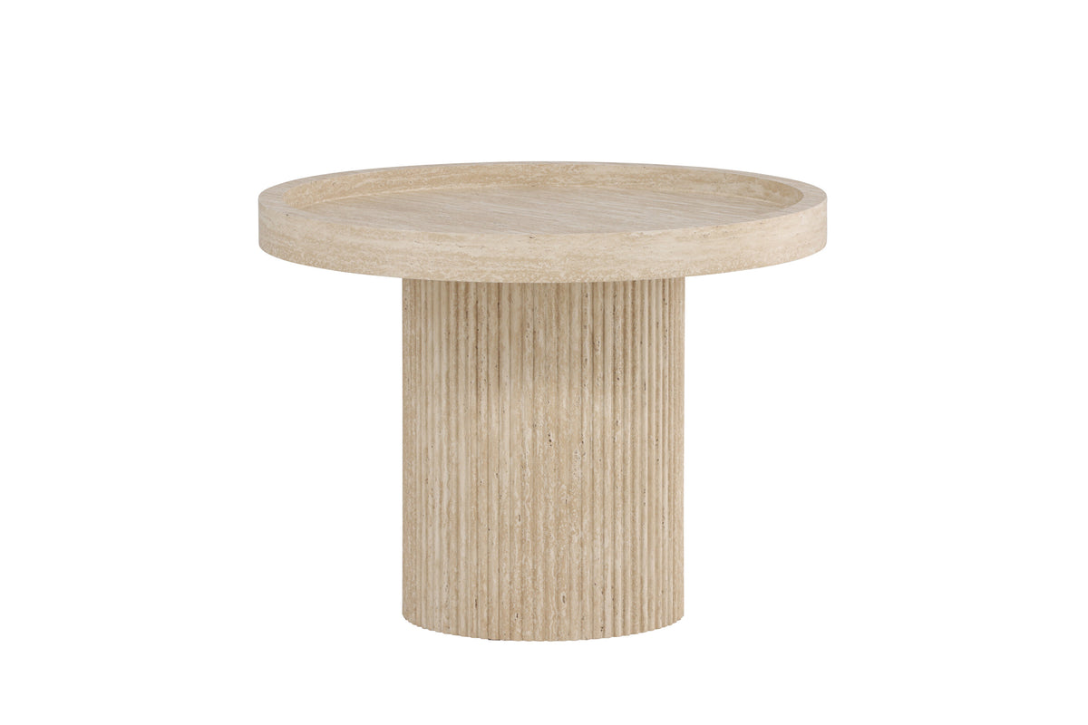 Krille sidebord - Ø60 cm - beige - billede 12