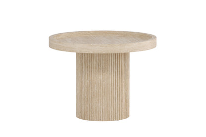 Krille sidebord - Ø60 cm - beige - billede 1