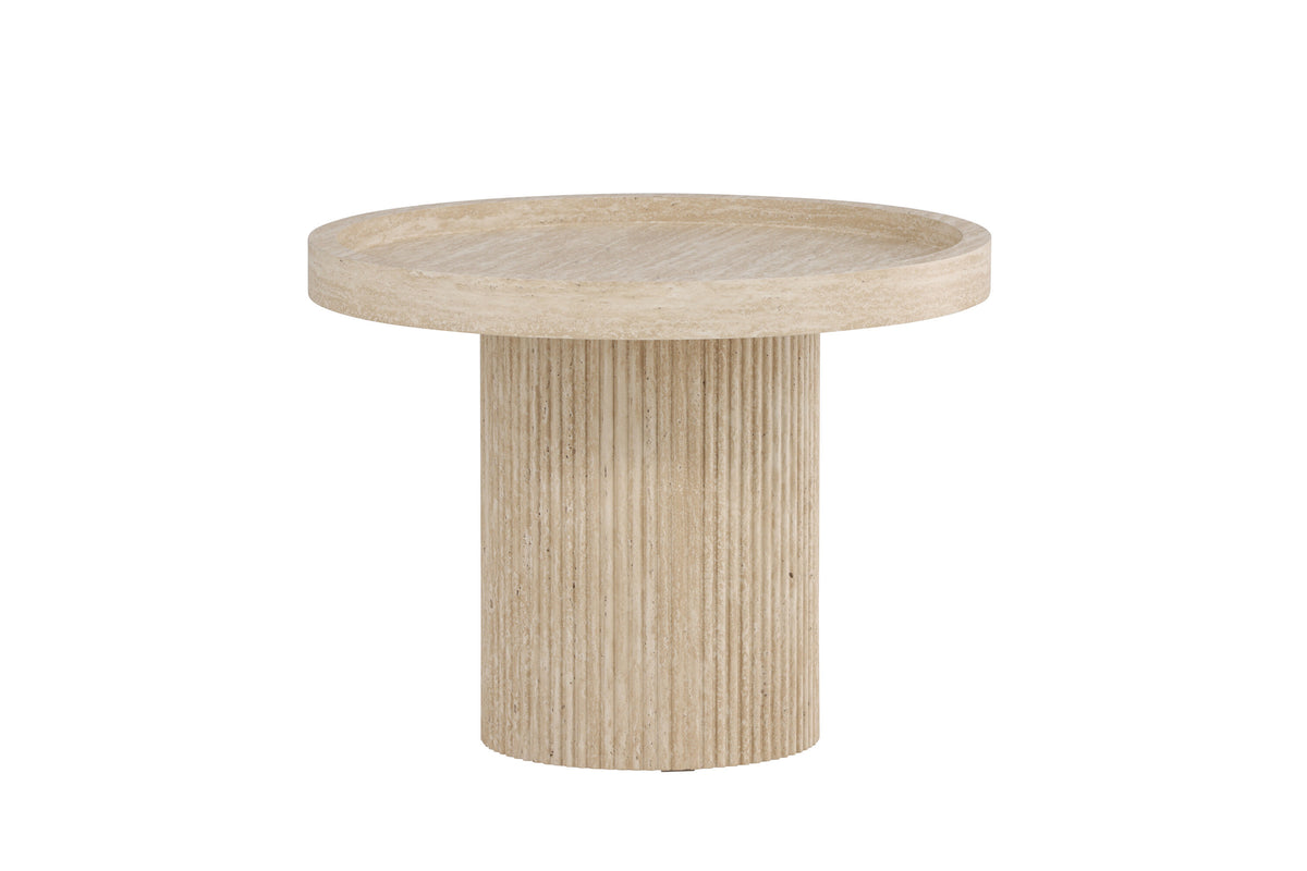 Krille sidebord - Ø60 cm - beige - billede 2