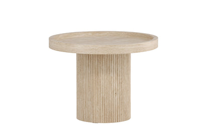Krille sidebord - Ø60 cm - beige - billede 3