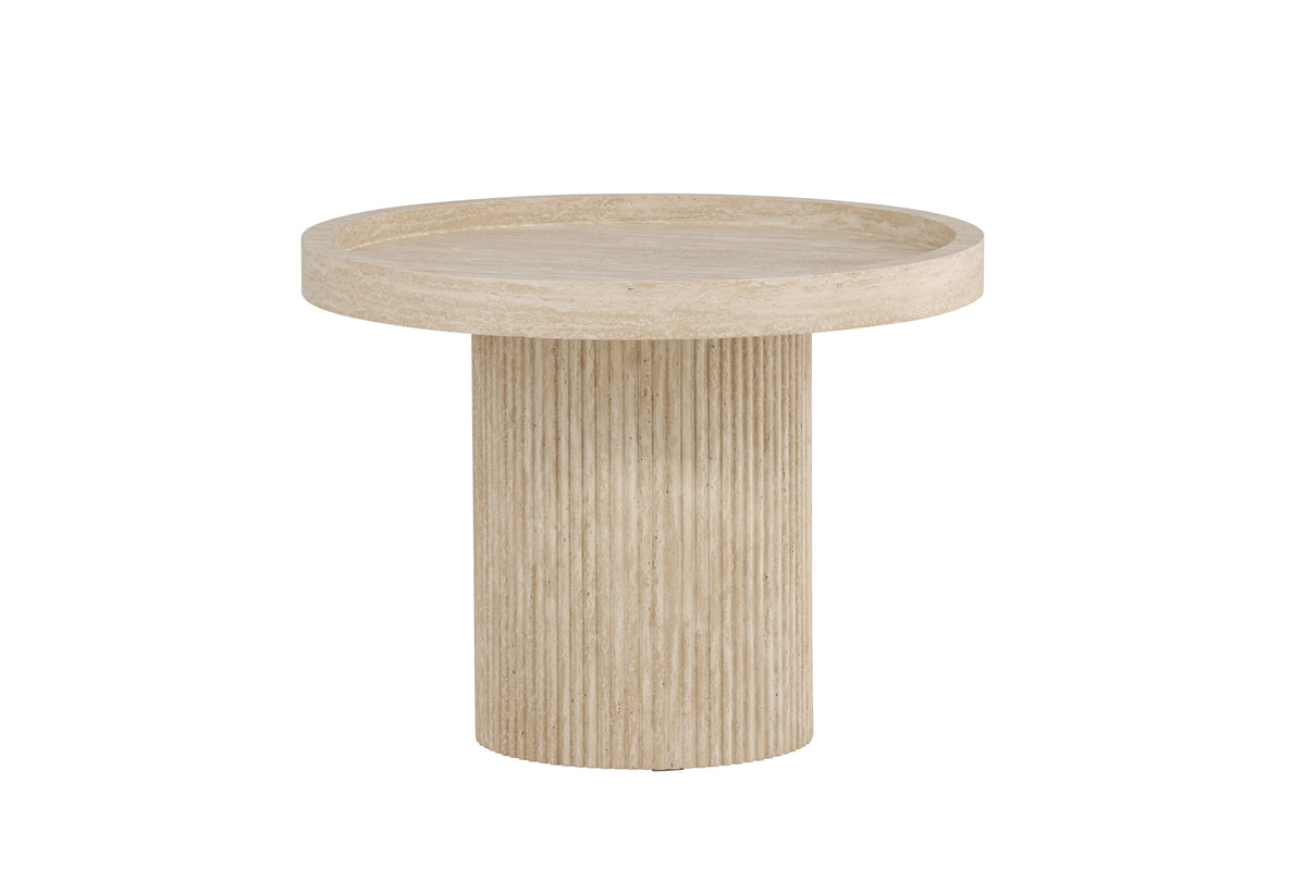 Krille sidebord - Ø60 cm - beige - billede 5