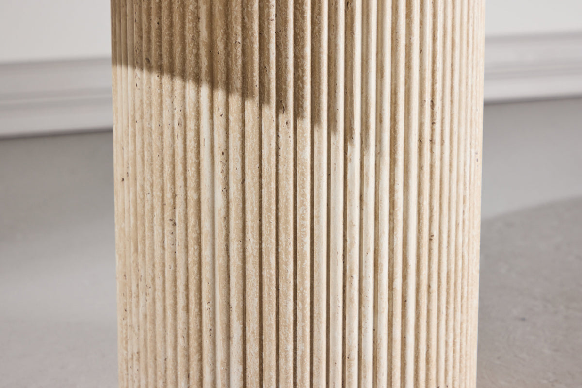 Krille sidebord - Ø60 cm - beige - billede 15