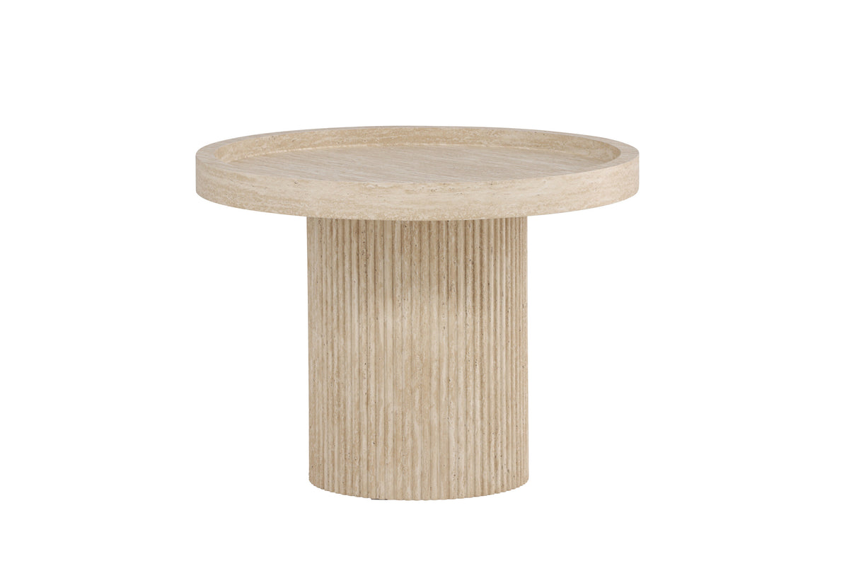 Krille sidebord - Ø60 cm - beige - billede 6