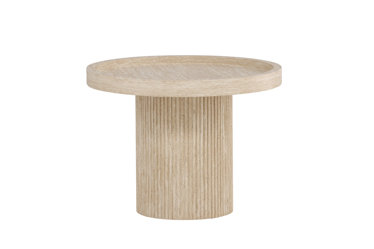Krille sidebord - Ø60 cm - beige - billede 7