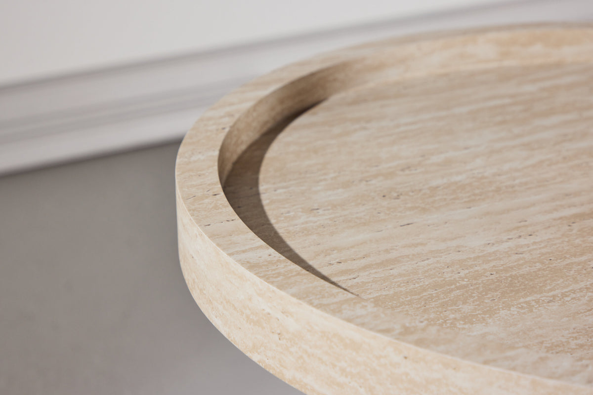 Krille sidebord - Ø60 cm - beige - billede 16