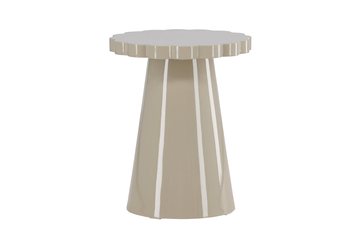 Krull sidebord - Ø45 cm - beige - billede 11