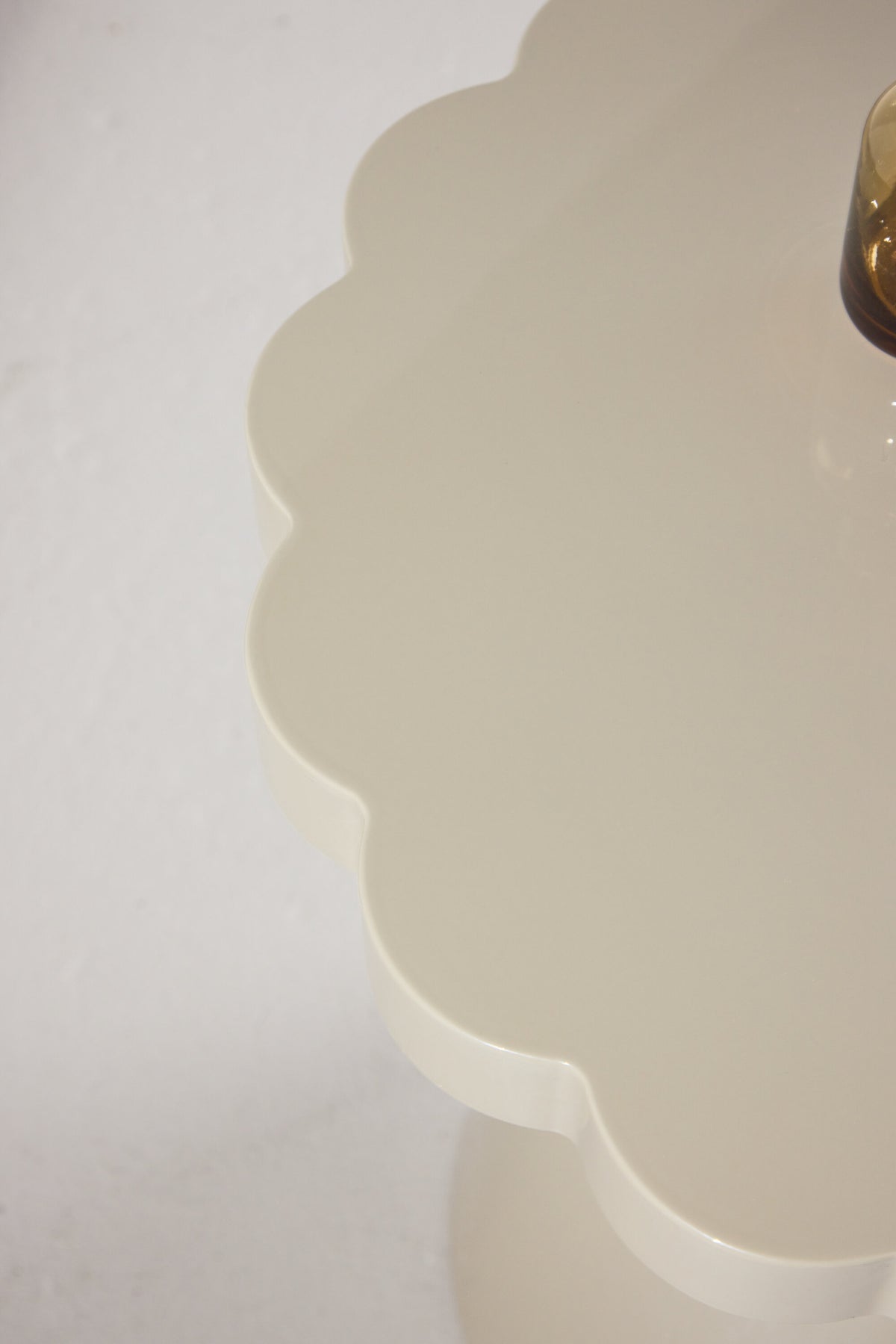 Krull sidebord - Ø45 cm - beige - billede 21