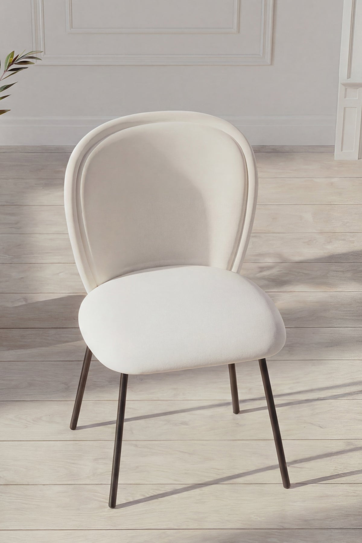 Carl spisebordsstole - creme, sort - 2 stk. - billede 9