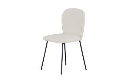 Carl spisebordsstole - creme, sort - 2 stk. - billede 3