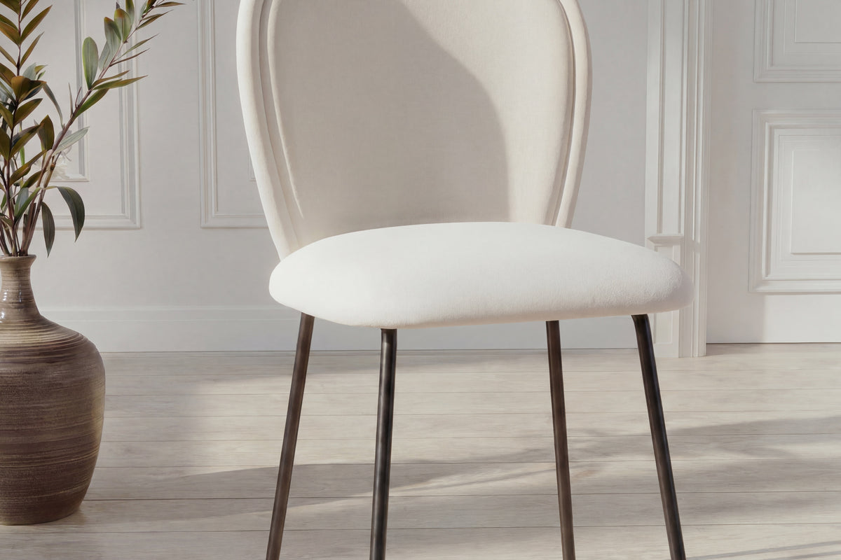 Carl spisebordsstole - creme, sort - 2 stk. - billede 6