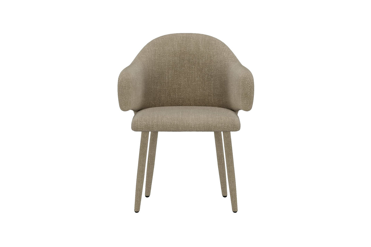 Evelin spisebordsstole - beige, natur - 2 stk. - billede 1