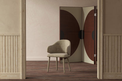 Evelin spisebordsstole - beige, natur - 2 stk. - billede 4