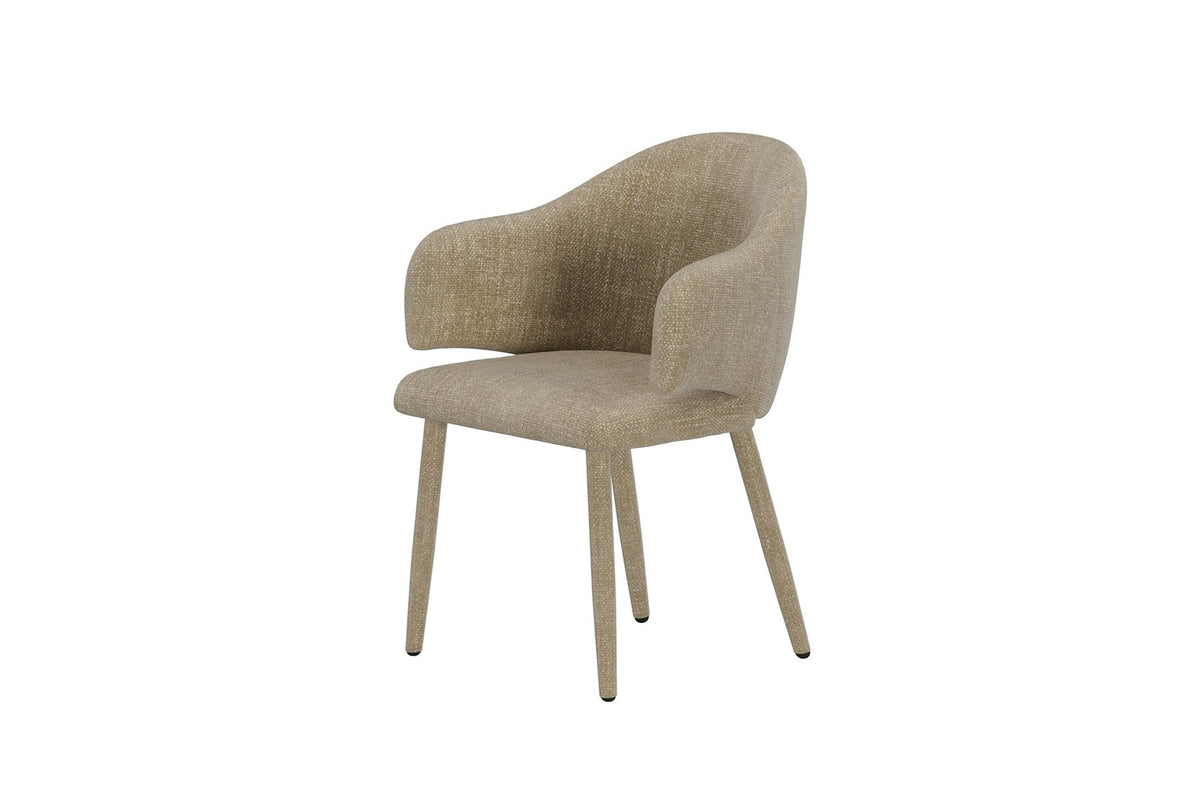 Evelin spisebordsstole - beige, natur - 2 stk. - billede 3