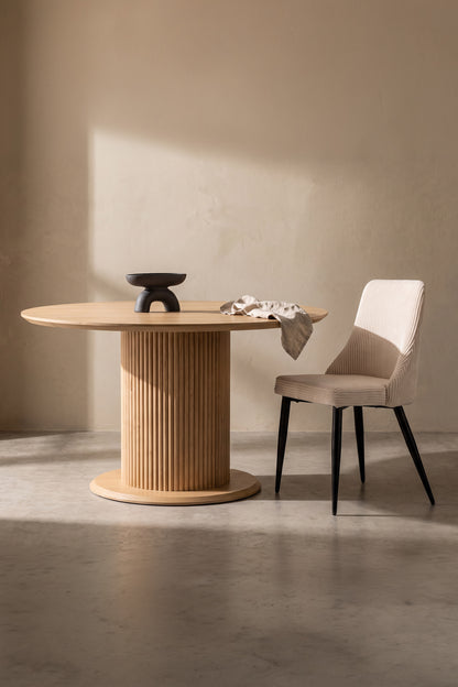 Reko rundt spisebord - Ø120 cm - natur - billede 8
