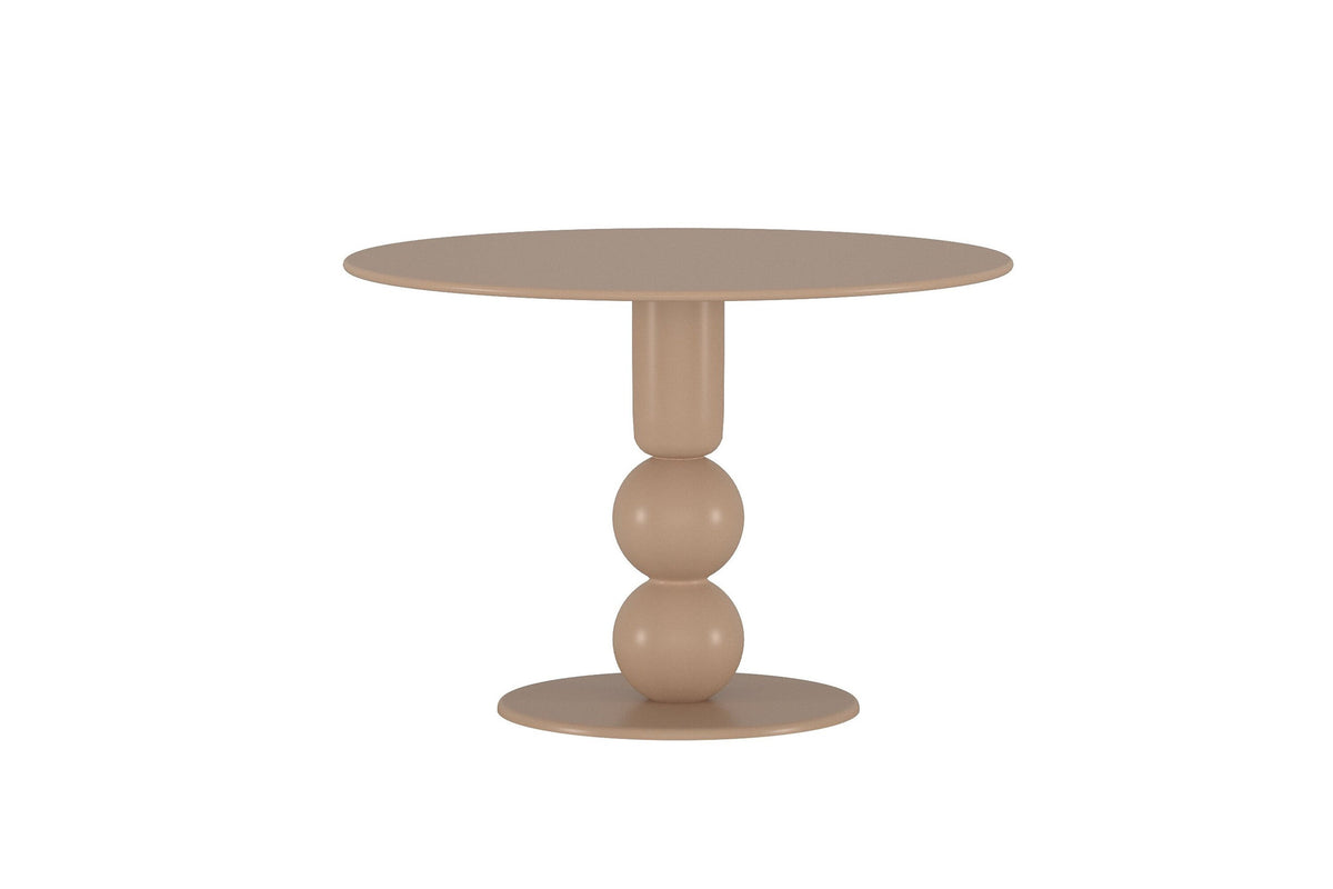 Boule rundt spisebord - Ø110 cm - brun - billede 1