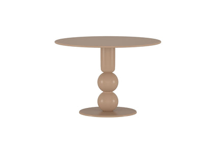 Boule rundt spisebord - Ø110 cm - brun - billede 1