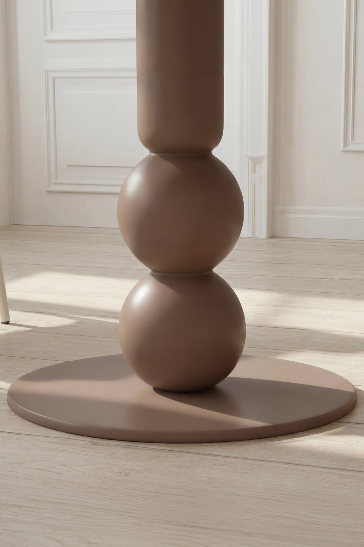 Boule rundt spisebord - Ø110 cm - brun - billede 9