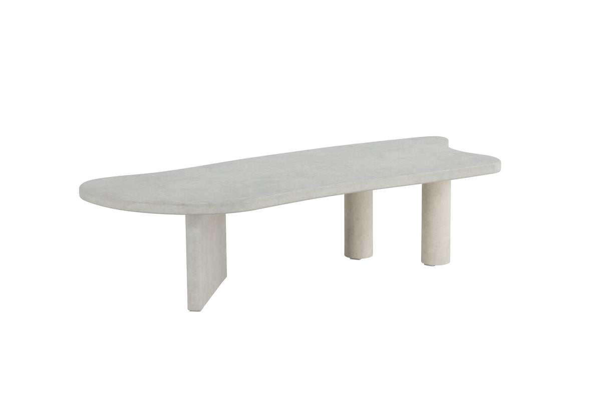Polle sofabord - 160 × 60 cm - lysegrå - billede 12