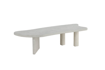Polle sofabord - 160 × 60 cm - lysegrå - billede 12