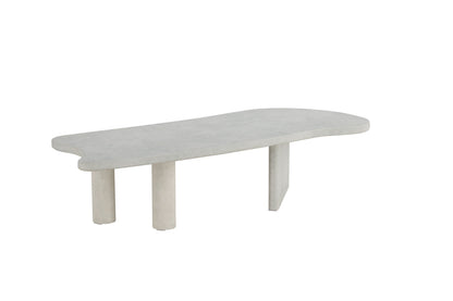 Polle sofabord - 160 × 60 cm - lysegrå - billede 6