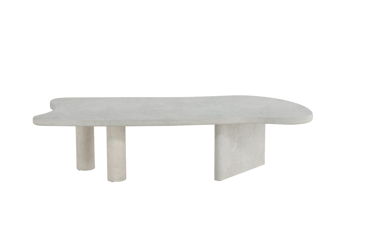Polle sofabord - 160 × 60 cm - lysegrå - billede 7