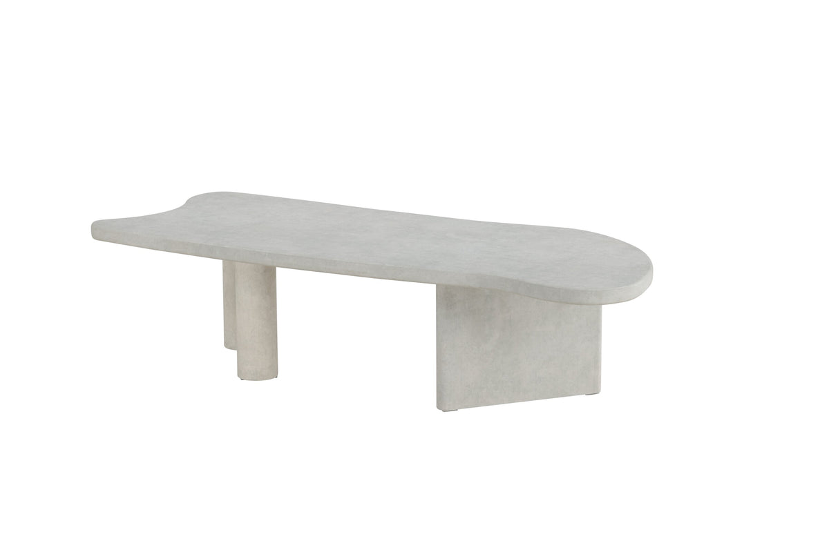 Polle sofabord - 160 × 60 cm - lysegrå - billede 8