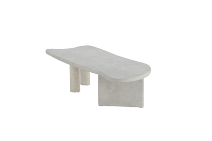 Polle sofabord - 160 × 60 cm - lysegrå - billede 9