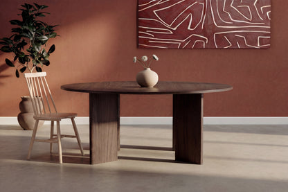 Graos rundt spisebord - Ø180 cm - mokka - billede 3