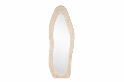 Mirza spejl - beige, klar - billede 1