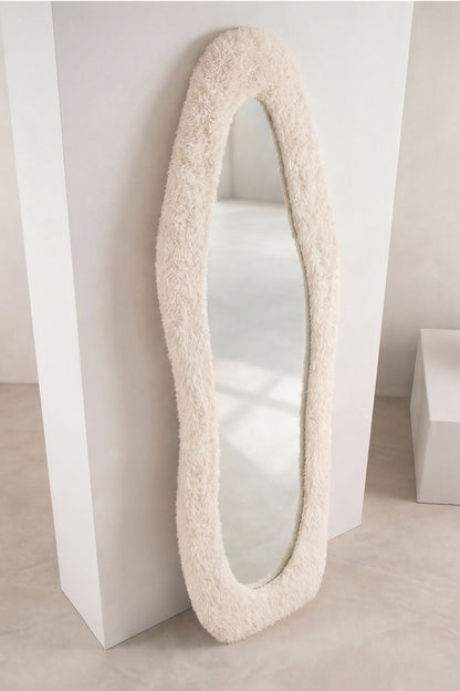 Mirza spejl - beige, klar - billede 9
