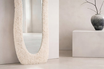 Mirza spejl - beige, klar - billede 5