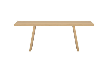 Logga spisebord - 210 × 100 cm - natur - billede 1
