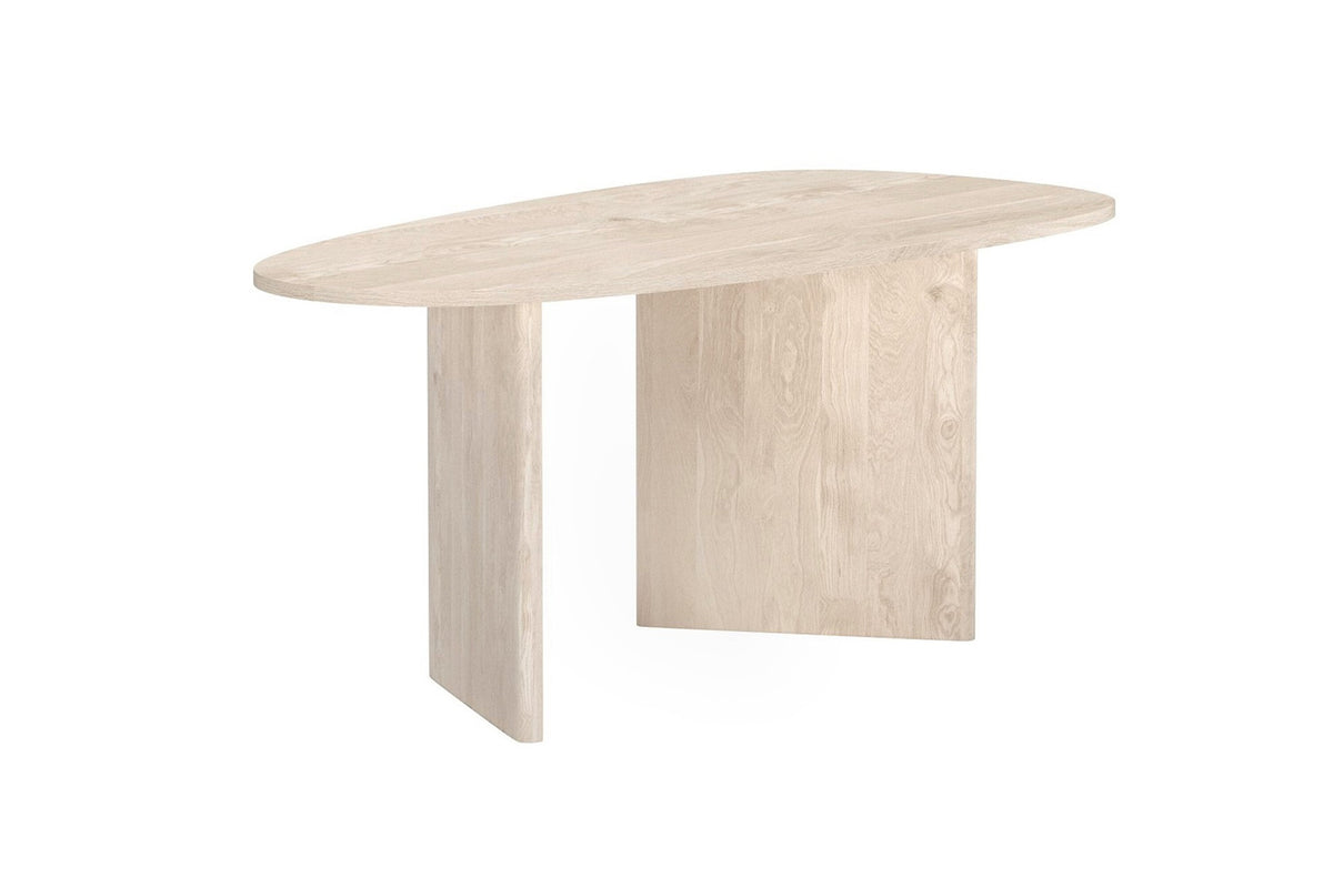 Grönvik ovalt spisebord - 180 × 90 cm - natur - billede 2