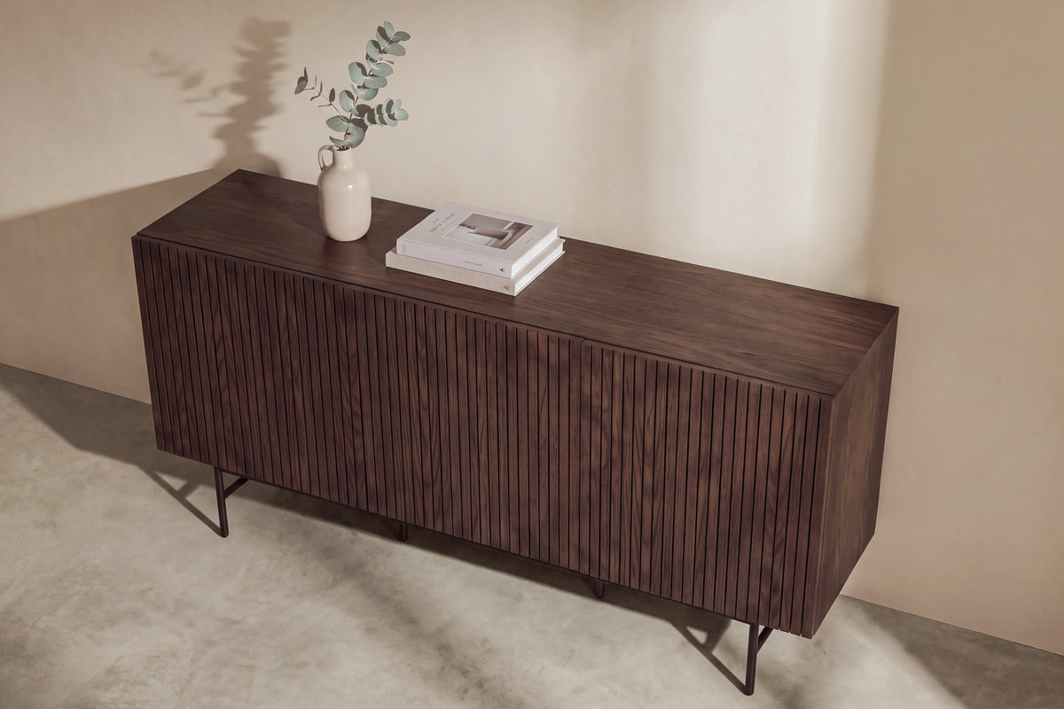Björkön skab - mokka, sort - billede 7