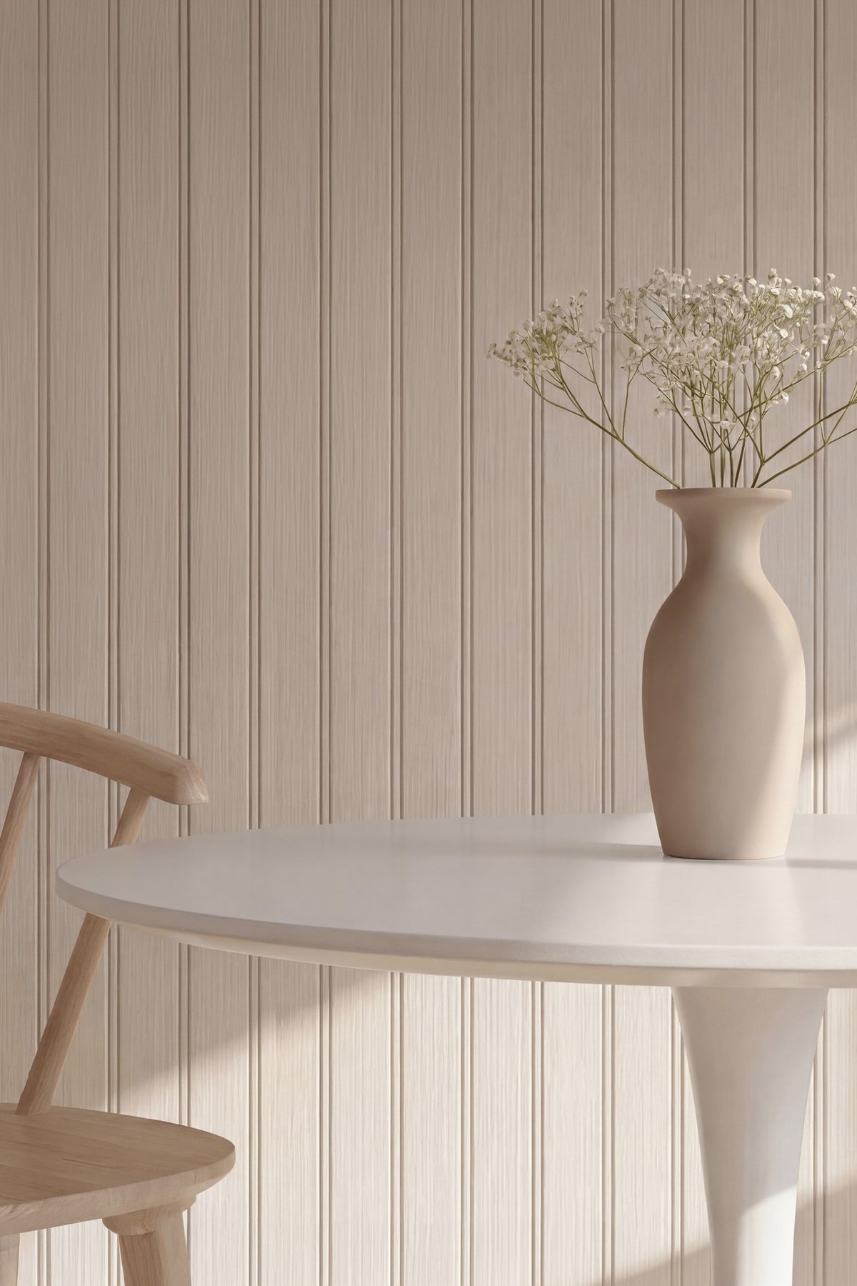 Hamden rundt spisebord - Ø110 cm - hvid - billede 8