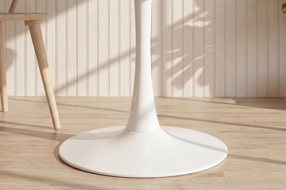 Hamden rundt spisebord - Ø110 cm - hvid - billede 6