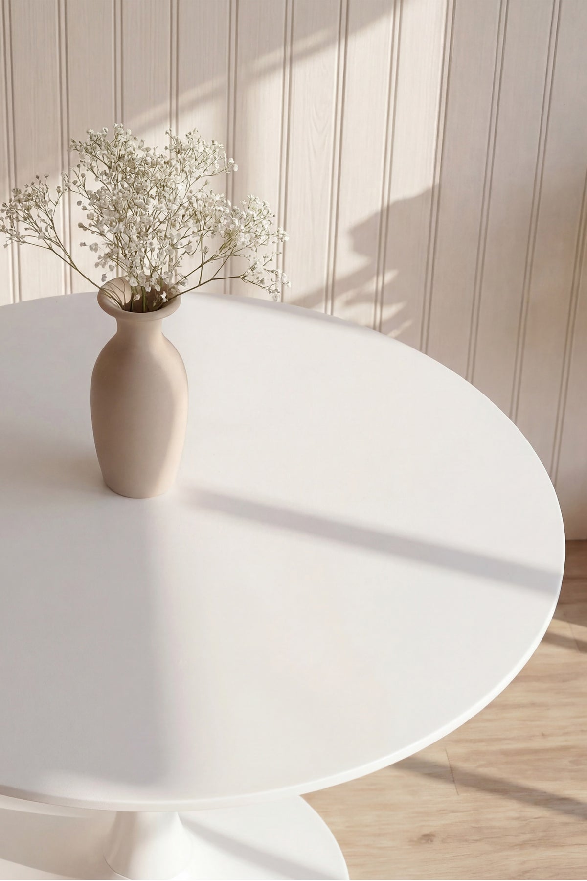 Hamden rundt spisebord - Ø110 cm - hvid - billede 9