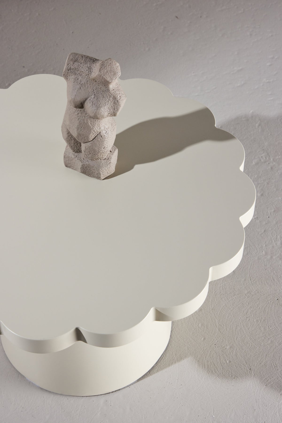 Krull sofabord - Ø70 cm - beige - billede 18