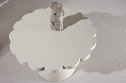 Krull sofabord - Ø70 cm - beige - billede 14
