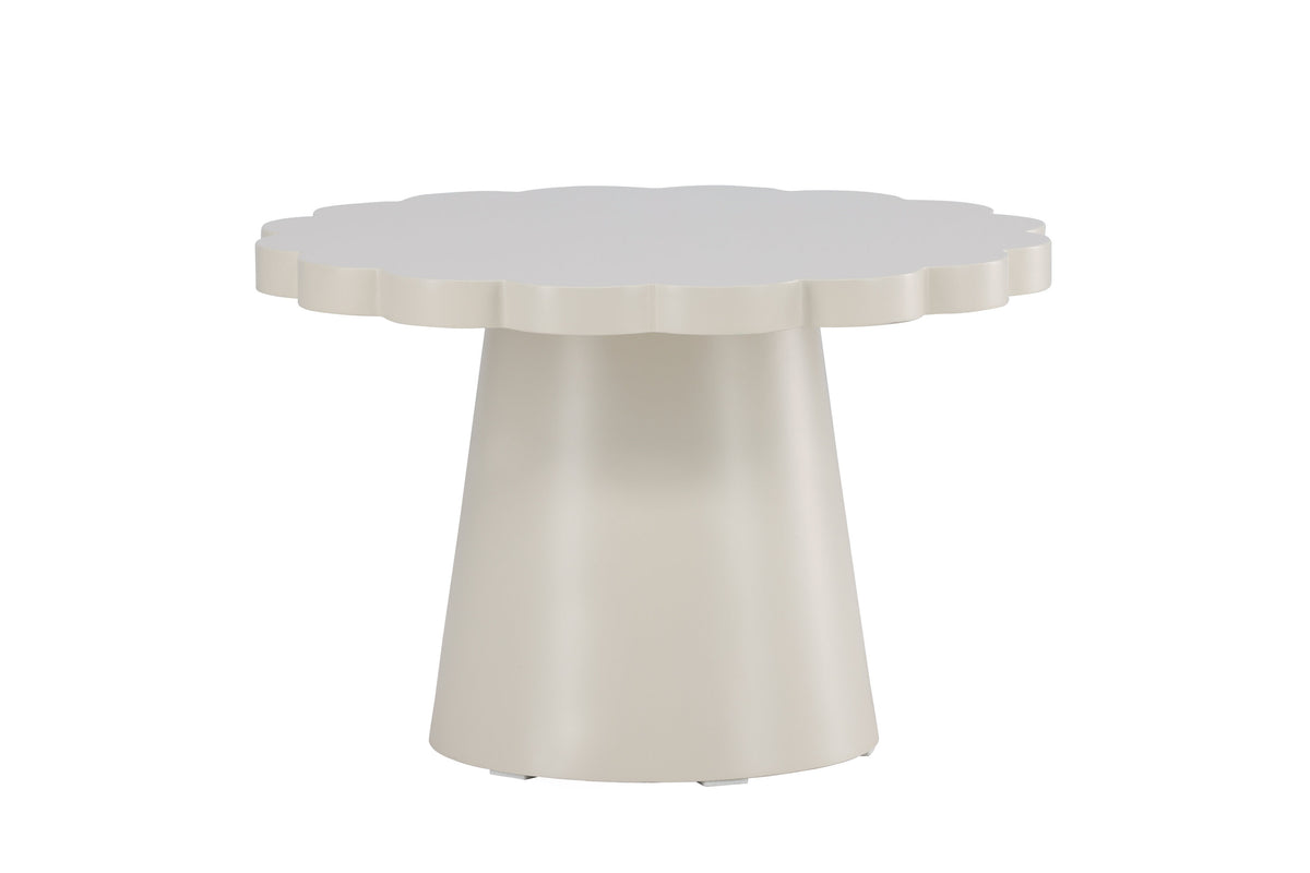 Krull sofabord - Ø70 cm - beige - billede 4