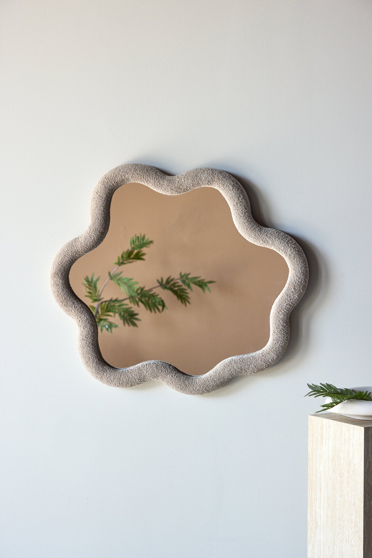 Kungsbacka spejl - beige, klar - billede 8
