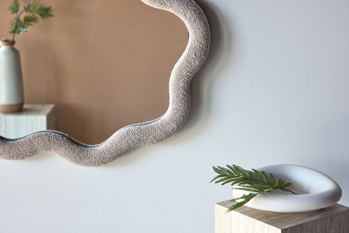 Kungsbacka spejl - beige, klar - billede 6