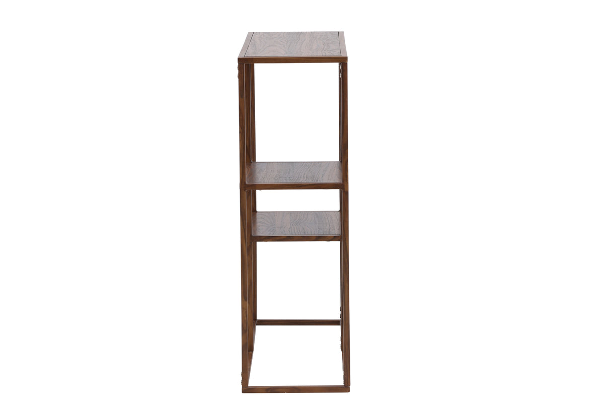 Staal Reol 26 x 81 x 80 Valnødfinér