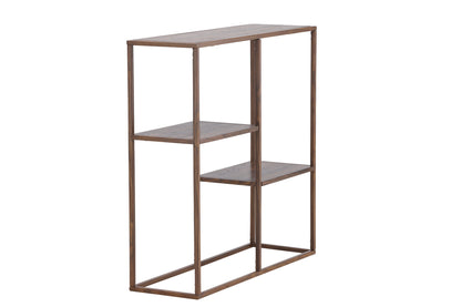 Staal Reol 26 x 81 x 80 Valnødfinér