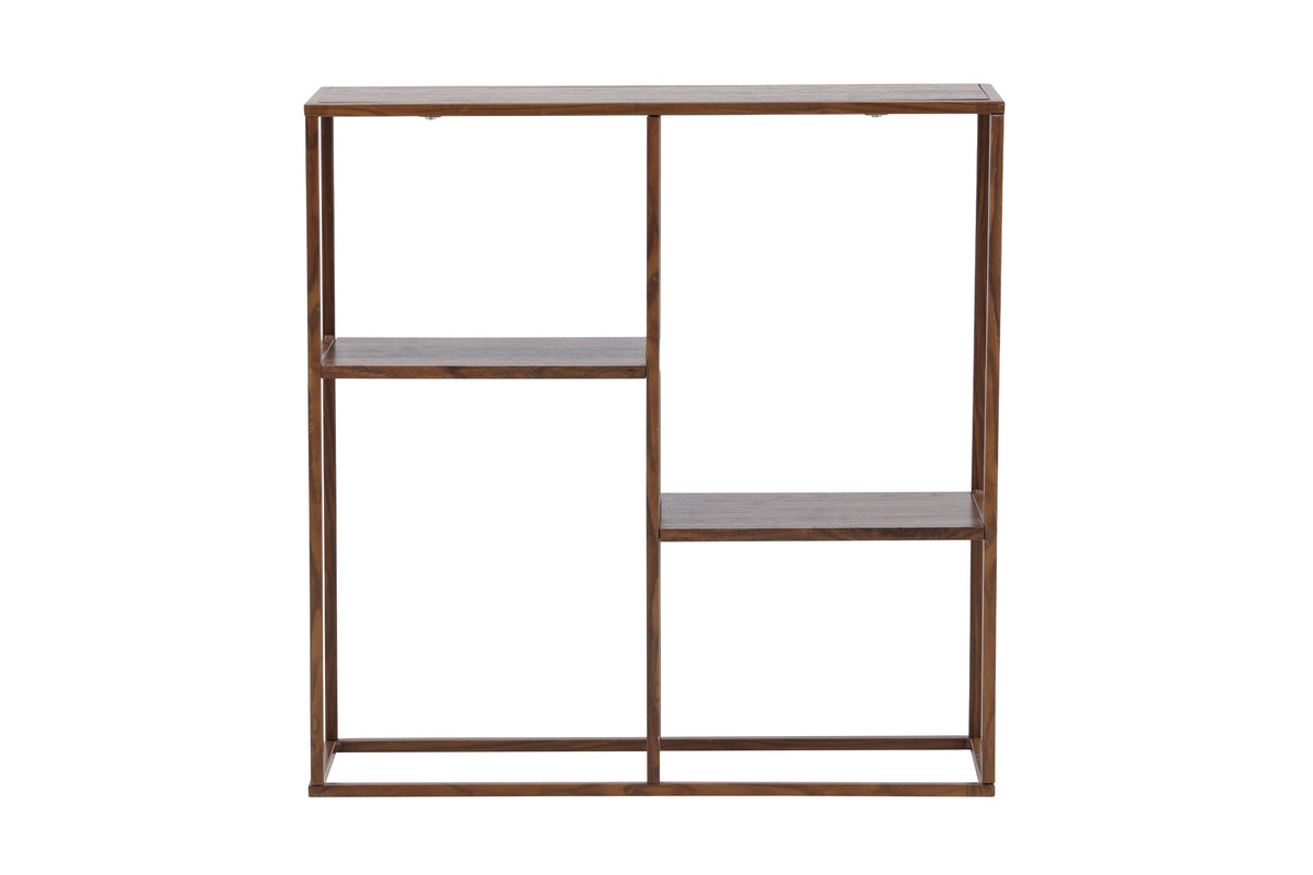 Staal Reol 26 x 81 x 80 Valnødfinér