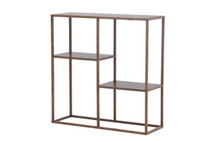 Staal Reol 26 x 81 x 80 Valnødfinér